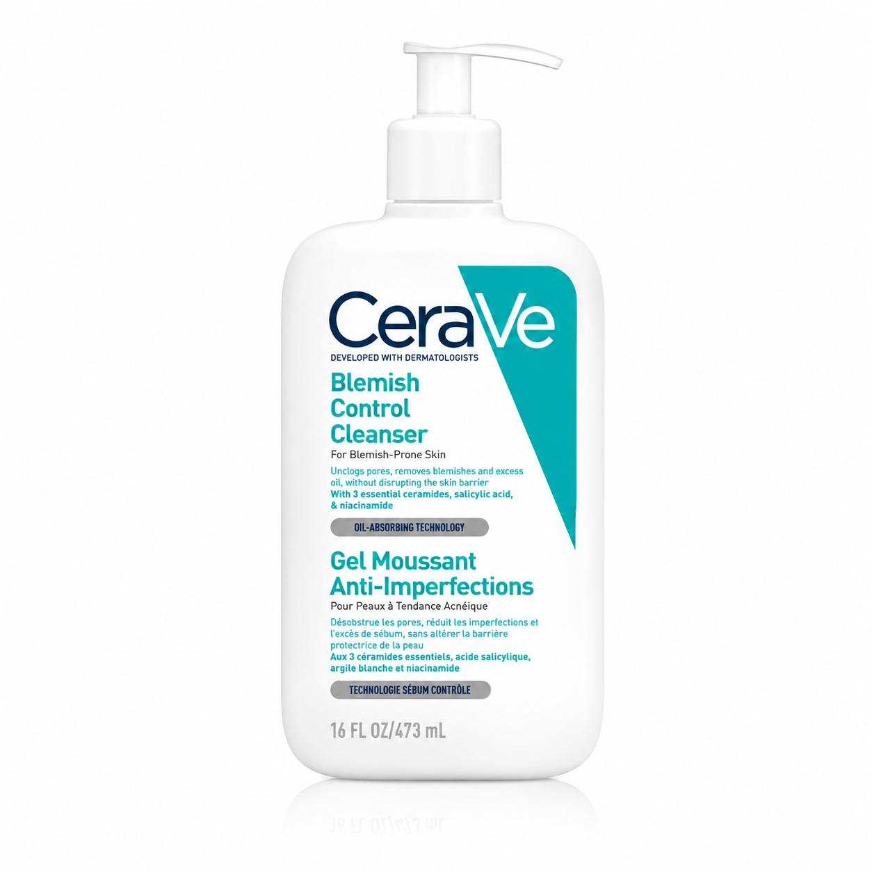 ژل شستشو ضد جوش و لک سراوی مدل Blemish Control (حجم 473 میل)