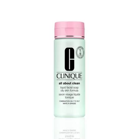 شوینده صورت پوست چرب کلینیک مدل All About Clean Liquid Facial Soap Oily Skin Formula