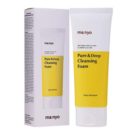 فوم پاک کننده عمقی روشن کننده و نرم کننده پوست مانیو Pure & Deep Cleansing Foam