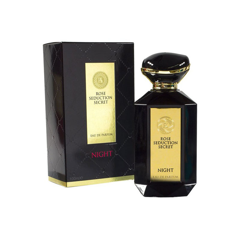 عطر ادوپرفیوم زنانه فرگرانس ورد مدل Rose Seduction Secret Night (حجم ۱۰۰ میل)