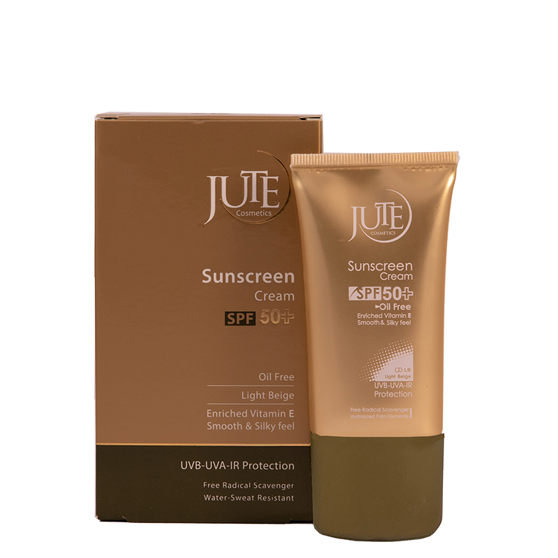 کرم ضد آفتاب رنگی ژوت مناسب پوست های چرب با +SPF50