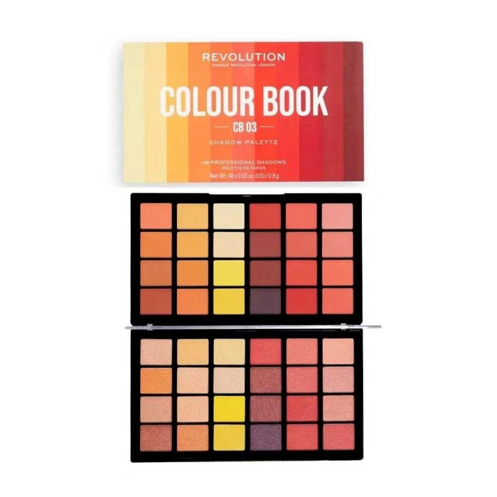 پالت سایه چشم ۴۸ رنگ رولوشن مدل Colour Book CB03