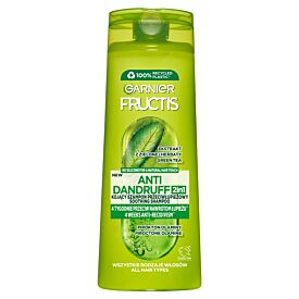 شامپو 2 در 1 ضدشوره موهای نرمال گارنیه مدل Anti Dandruff (حجم 400میل)
