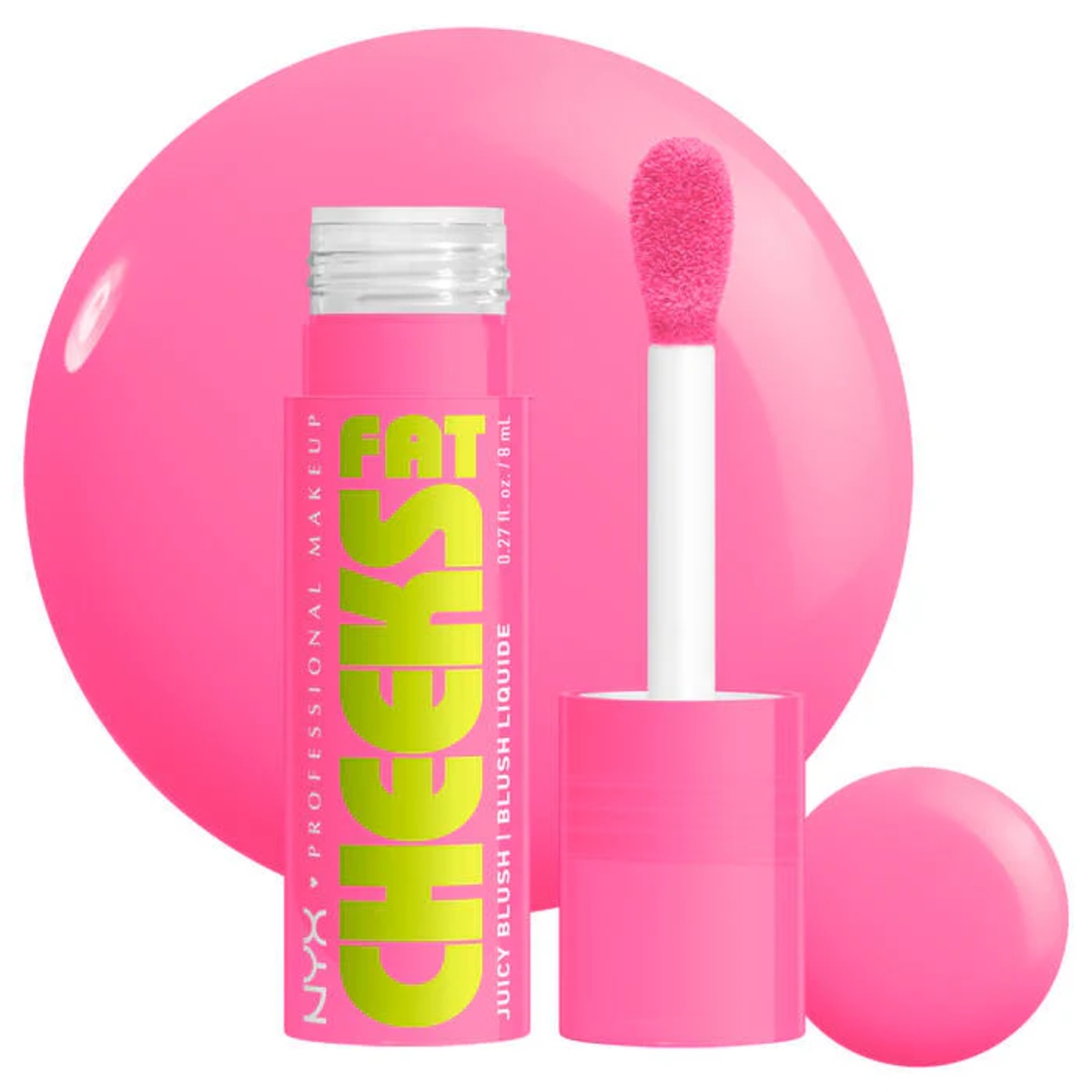 رژگونه مایع نیکس مدل Fat Cheeks Juicy Blush
