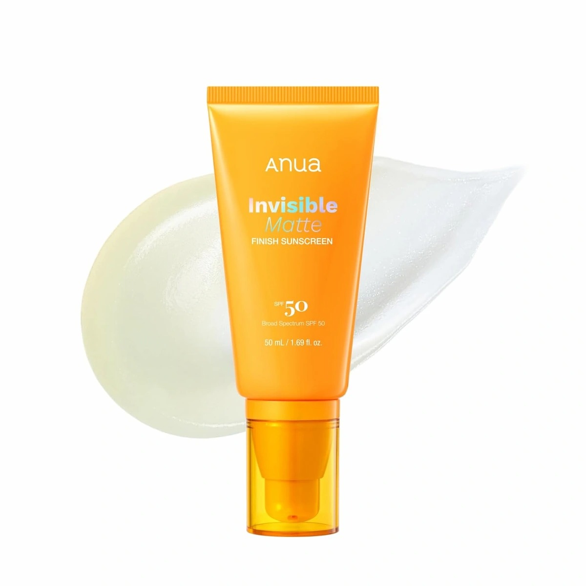ضد آفتاب بی رنگ با فینیش مات SPF50 آنوا مدل Invisible Matte