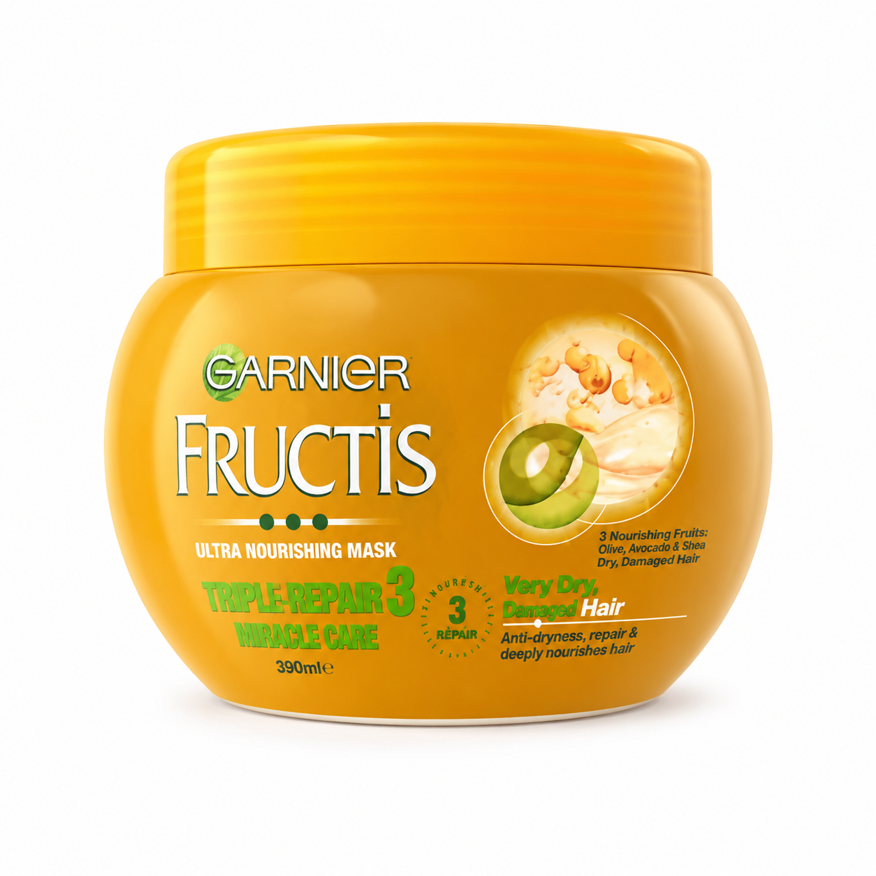 ماسک مو تغذیه‌کننده قوی فروکتیس گارنیه مدل Ultra Nourishing Mask