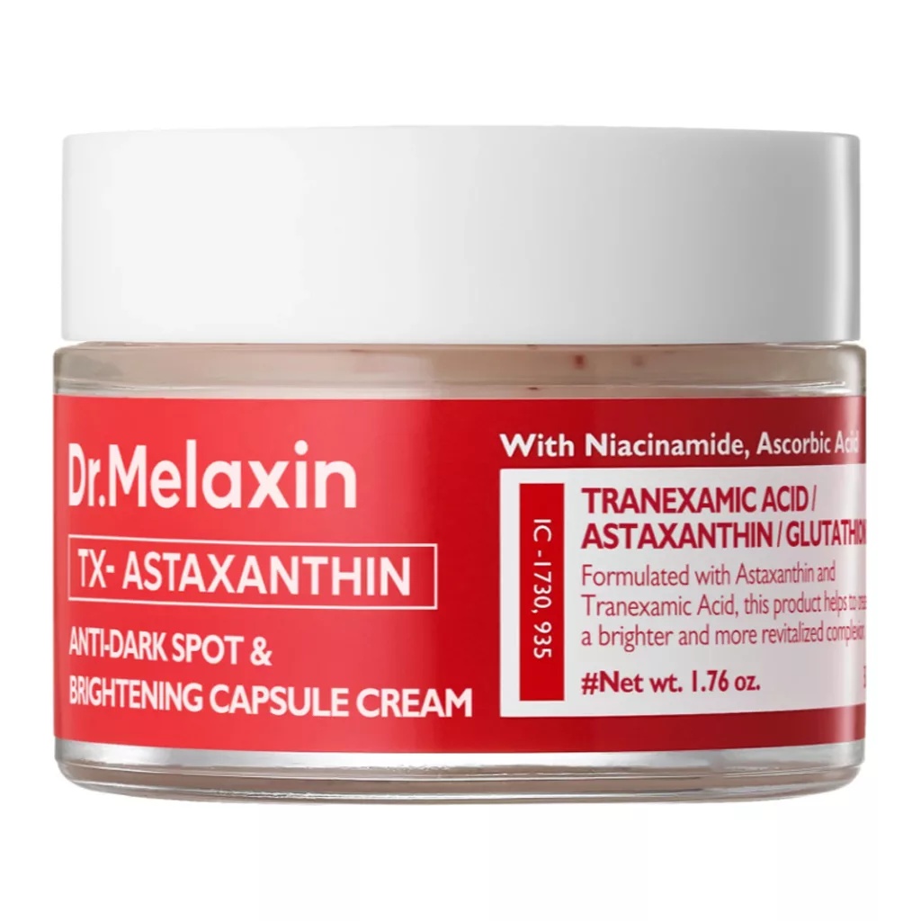 کرم کپسولی روشن‌کننده و ضد لک دکتر ملاکسین مدل TX-Astaxanthin Anti-Dark Spot And Brightening 