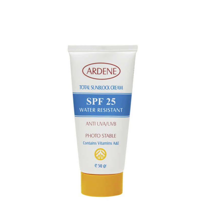 کرم ضد آفتاب ضد آب آردن با SPF 25 - بدون رنگ
