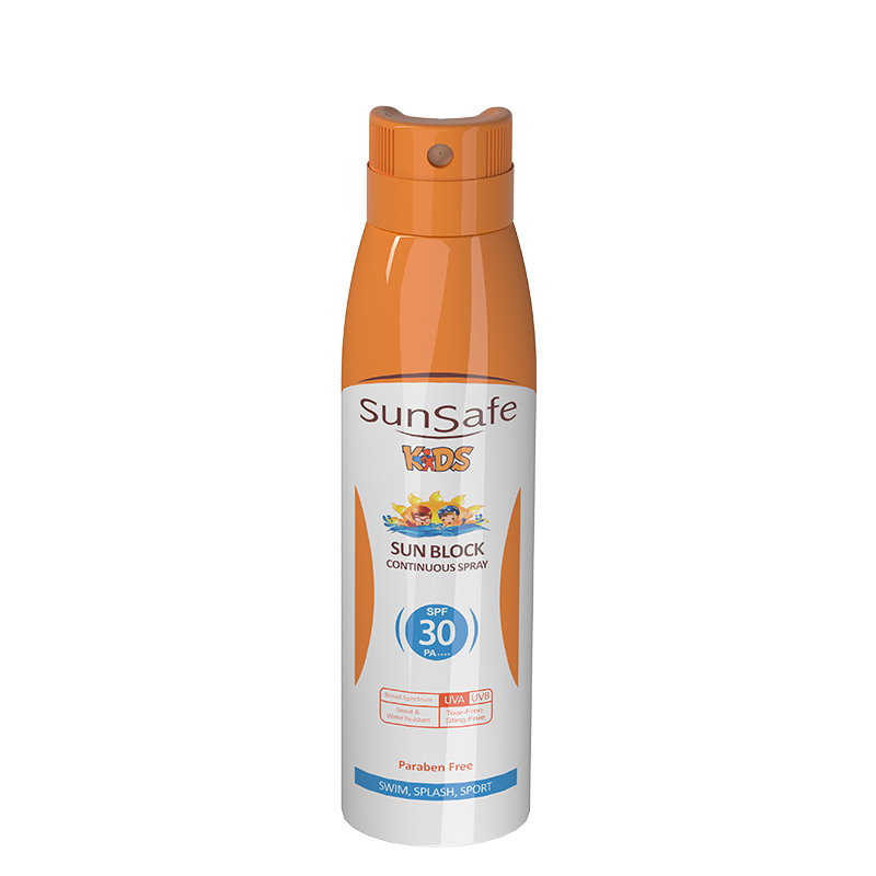 اسپری ضد آفتاب کودکان سان سیف با SPF 30 