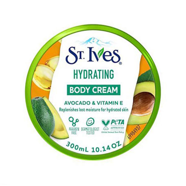 کرم بدن کاسه ای بازسازی کننده پوست آووکادو سینت ایوز مدل Hydrating