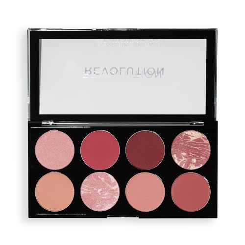 پالت رژگونه 8 رنگ رولوشن مدل Ultra Blush Sunset Blush