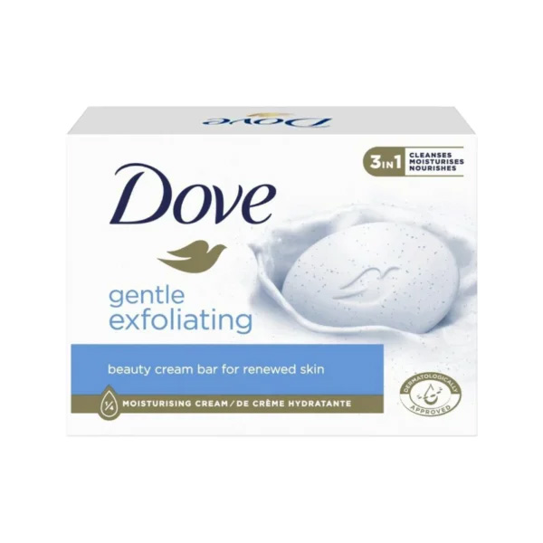 صابون کرمی لایه بردار داو مدل Gentle Exfoliating (حجم 90 گرم)
