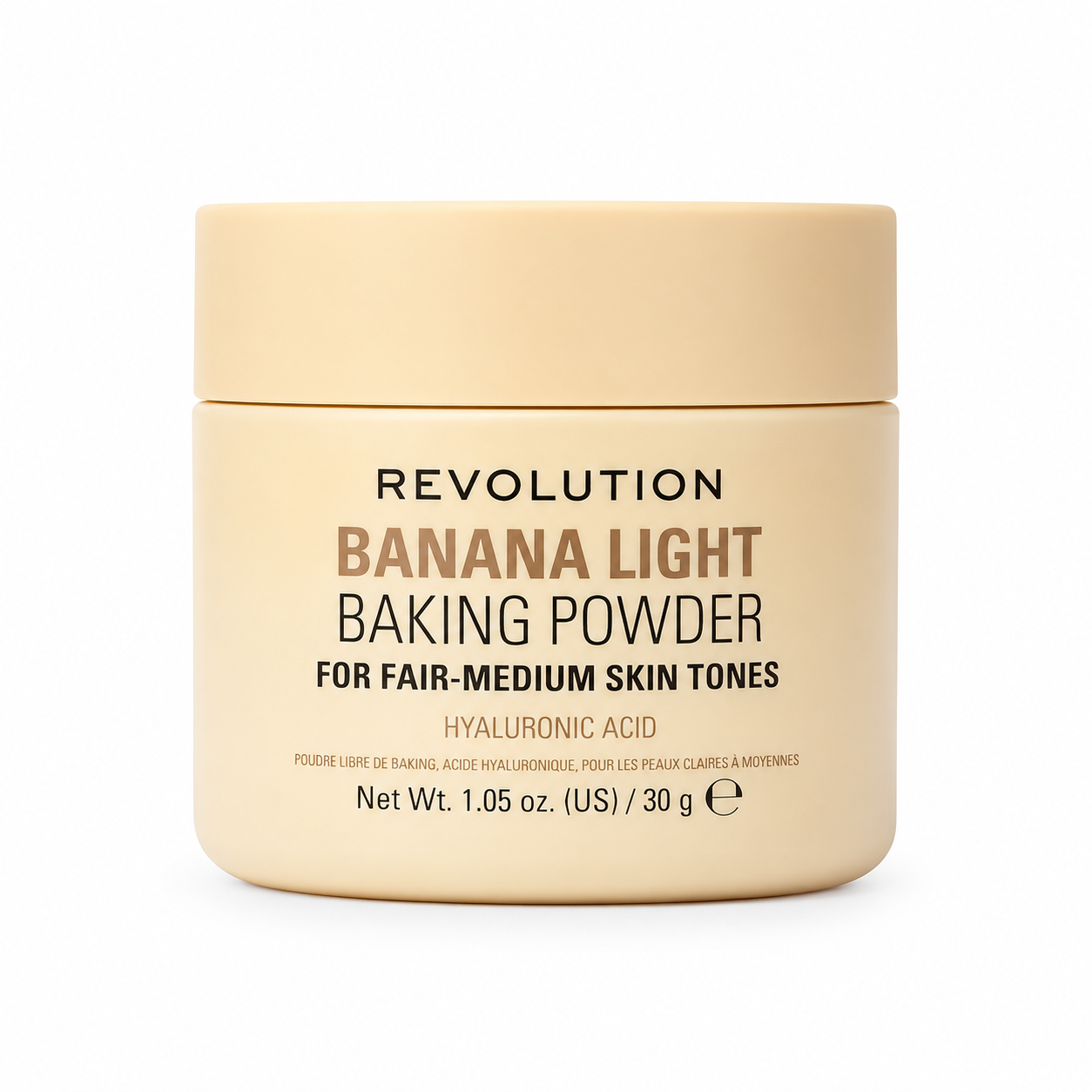 پودر بیک رنگی رولوشن مدل Banana Light Hyaluronic Acid