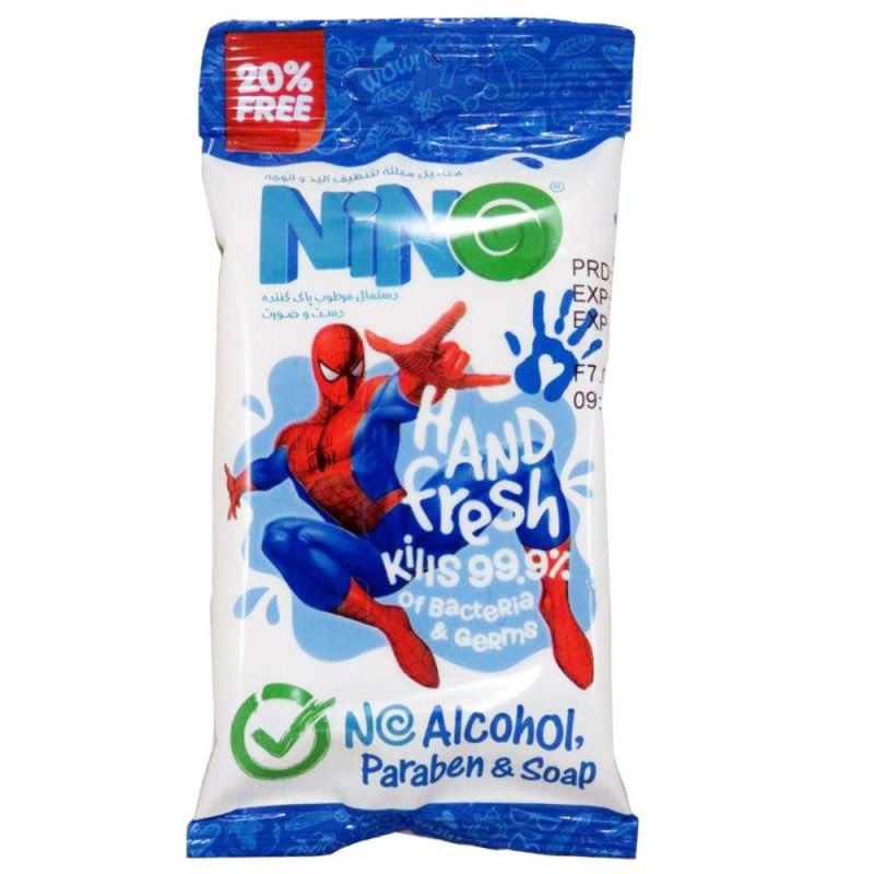 دستمال مرطوب نینو طرح Spider Man 