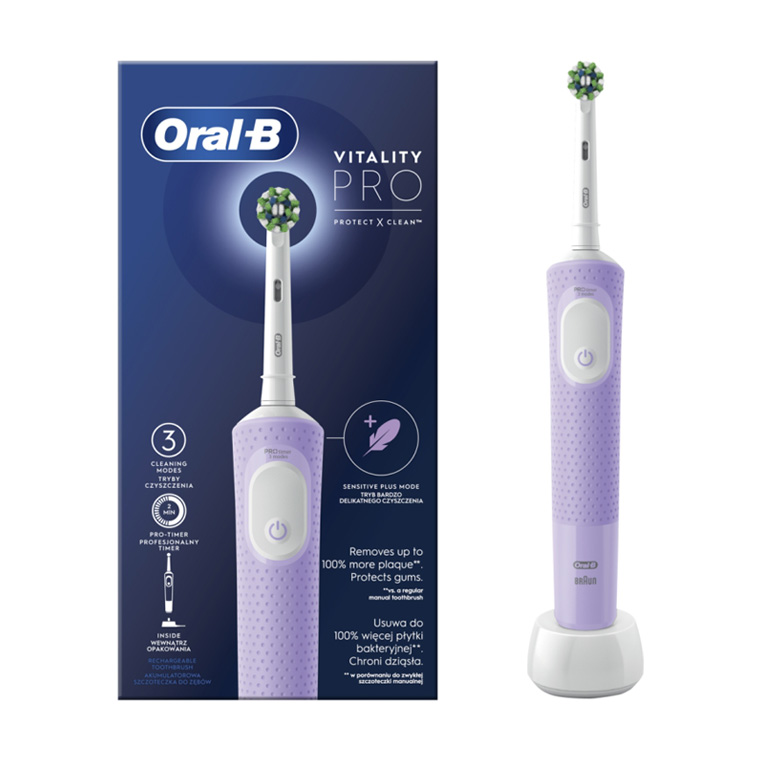 مسواک برقی اورال بی مدل Vitality Pro Protect X Clean یاسی مسواک برقی اورال بی مدل Vitality Pro Protect X Clean یاسی