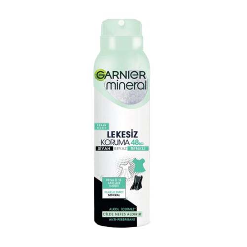 اسپری ضد تعریق 48 ساعته زنانه فرمول بدون ایجاد لک روی لباس گارنیه مدل Fresh Aloe