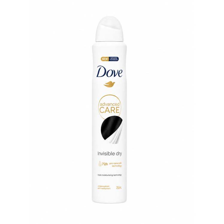 اسپری ضد تعریق 72 ساعته داو  مدل Invisible dry Advance Care