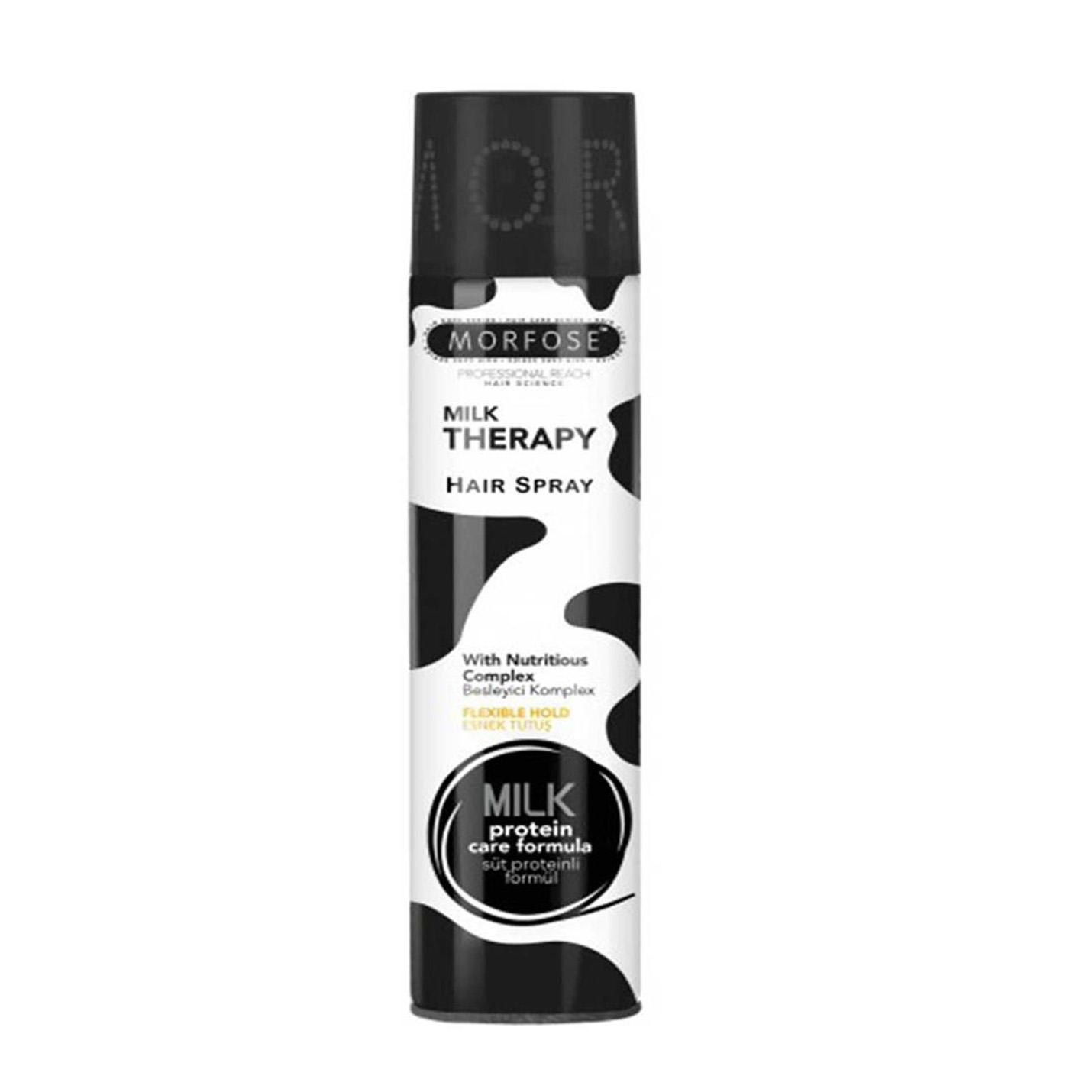 اسپری حالت‌دهنده و تثبیت‌کننده مو حاوی پروتئین شیر مورفوس مدل Milk Therapy Hair Spray