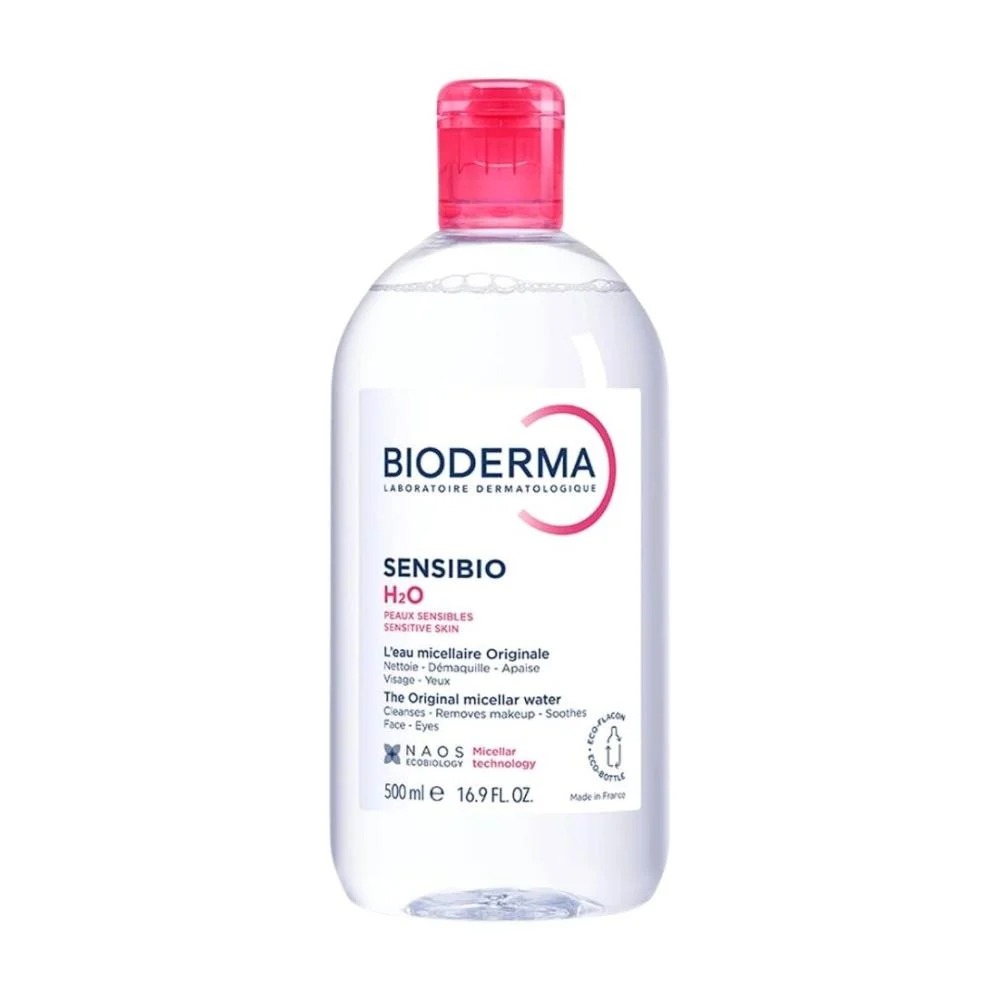 میسلار واتر بایودرما مناسب پوست حساس مدل Sensibio H2O (500 میل)