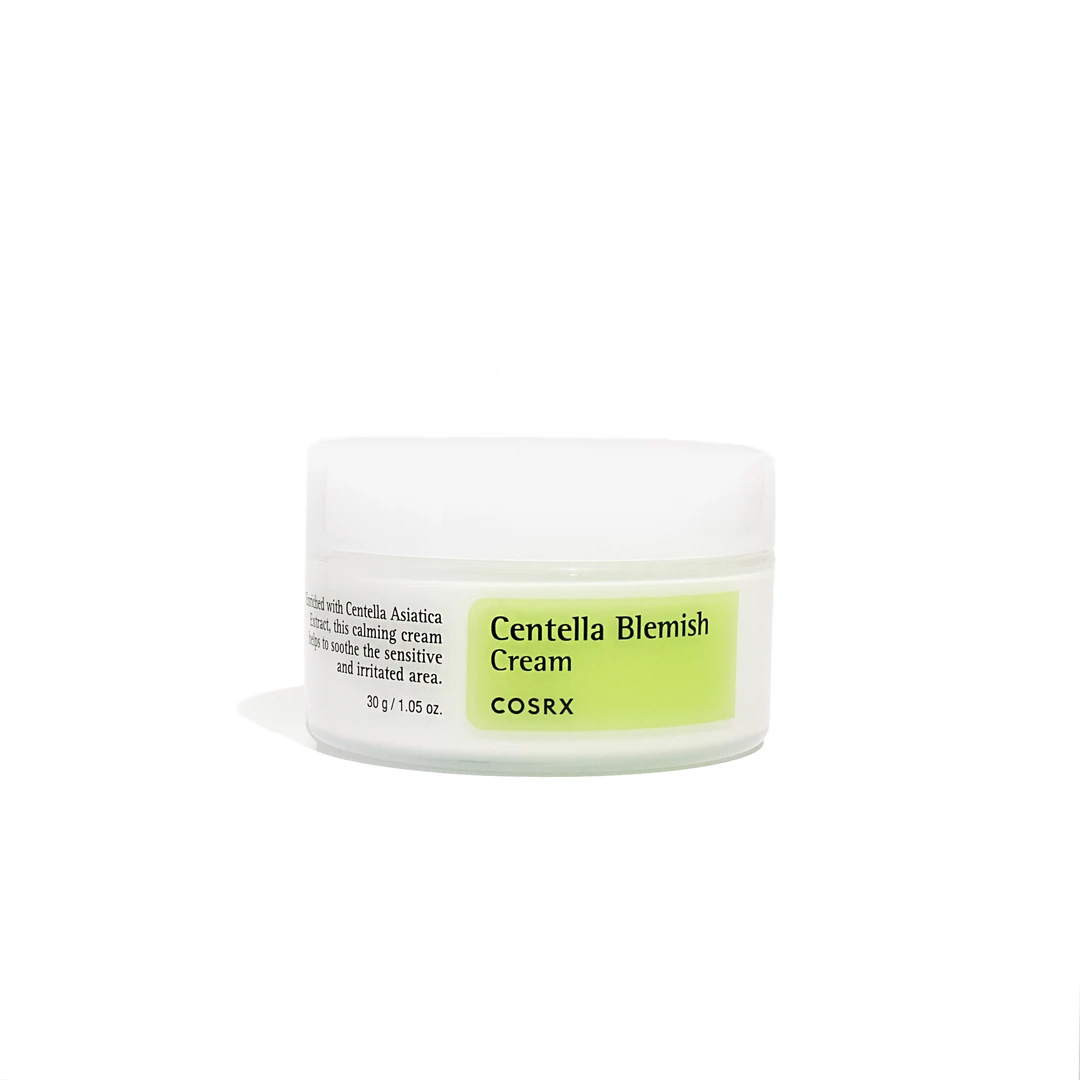 کرم کاسه ای کاهش‌دهنده قرمزی و جای جوش کوزارکس مدل Centella Blemish Cream