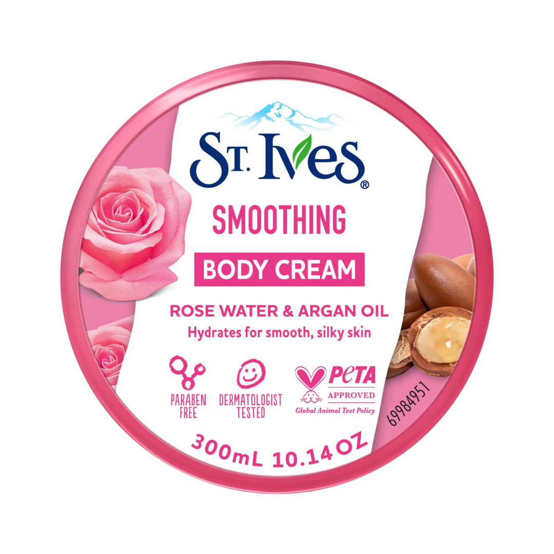 کرم بدن آبرسان کاسه‌ ای سینت ایوز گل رز مدل Smoothing