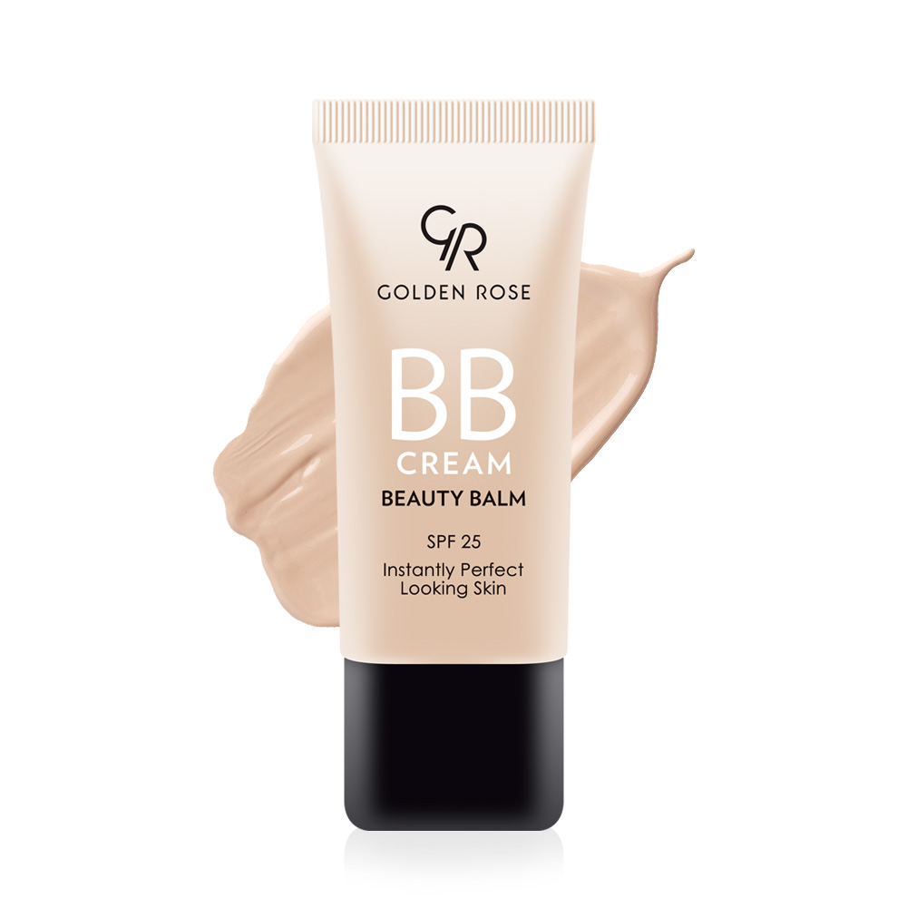 بی بی کرم حاوی ویتامین E دارای Spf 25 گلدن رز مدل Beauty Balm