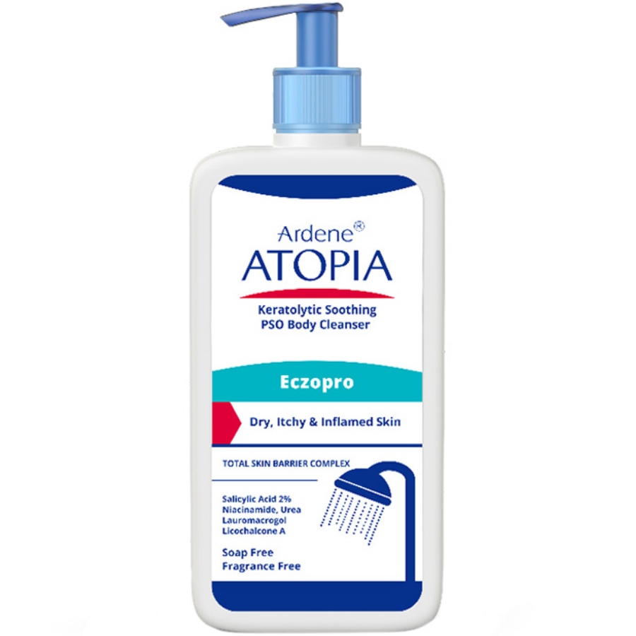 بالم شوینده بدن التیام بخش و لایه بردار پوست اتوپیا آردن Eczopro بالم شوینده بدن التیام بخش و لایه بردار پوست اتوپیا آردن Eczopro