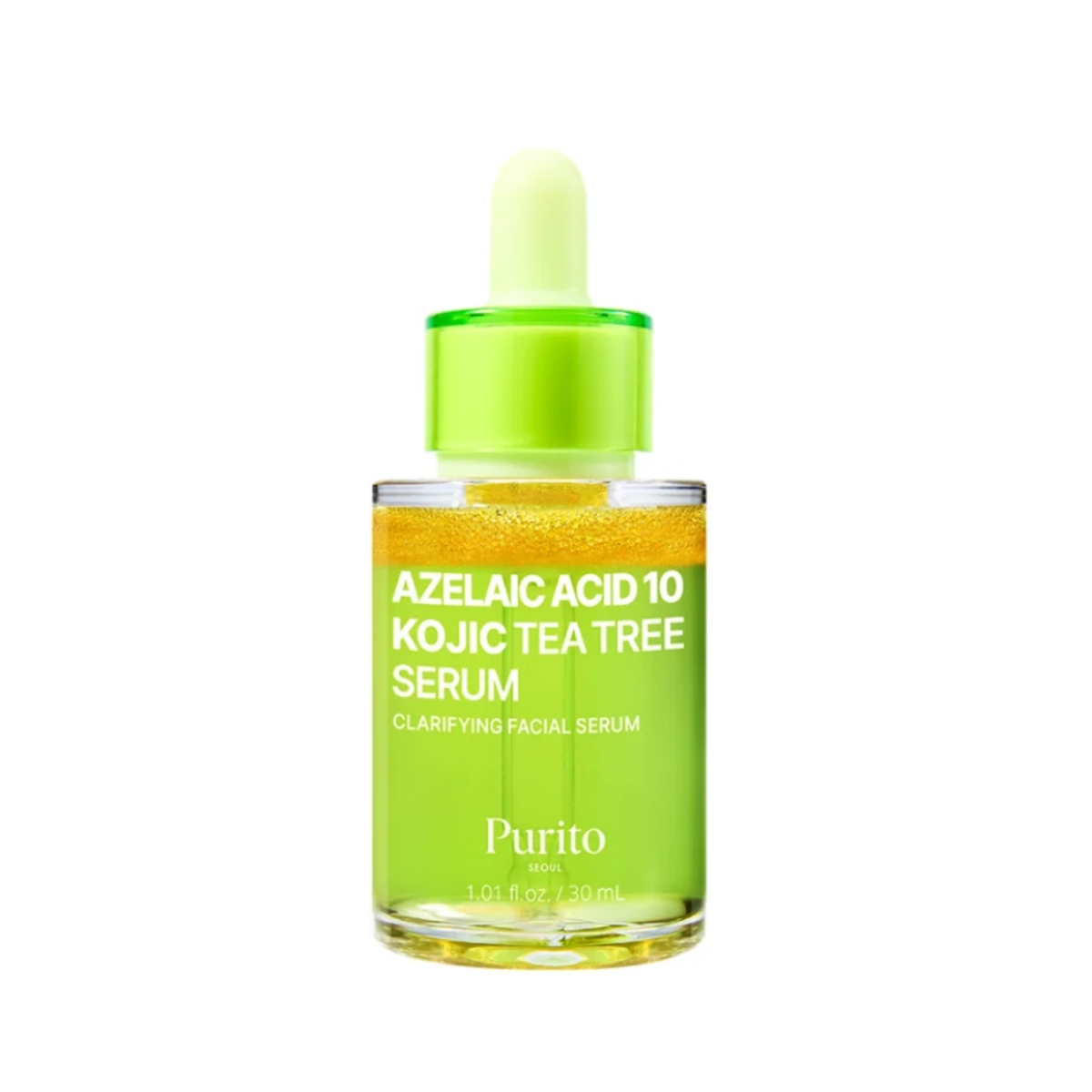 سرم ضدجوش و ضدلک پیوریتو سئول مدل Azelaic Acid 10Kojic Tea Tree Serum