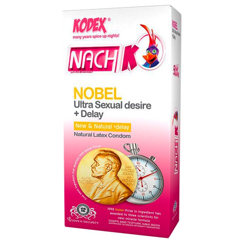 کاندوم تاخیری مدل Nobel Ultra کدکس 12 عددی