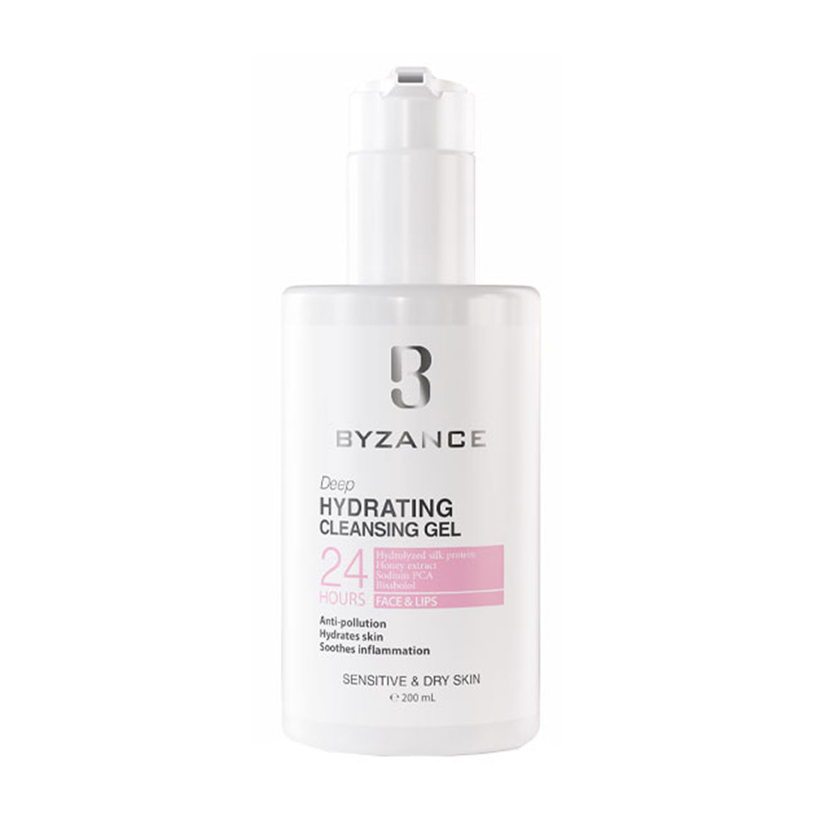 ژل شستشوی پوست خشک و حساس بیزانس مدل Deep Hydrating
