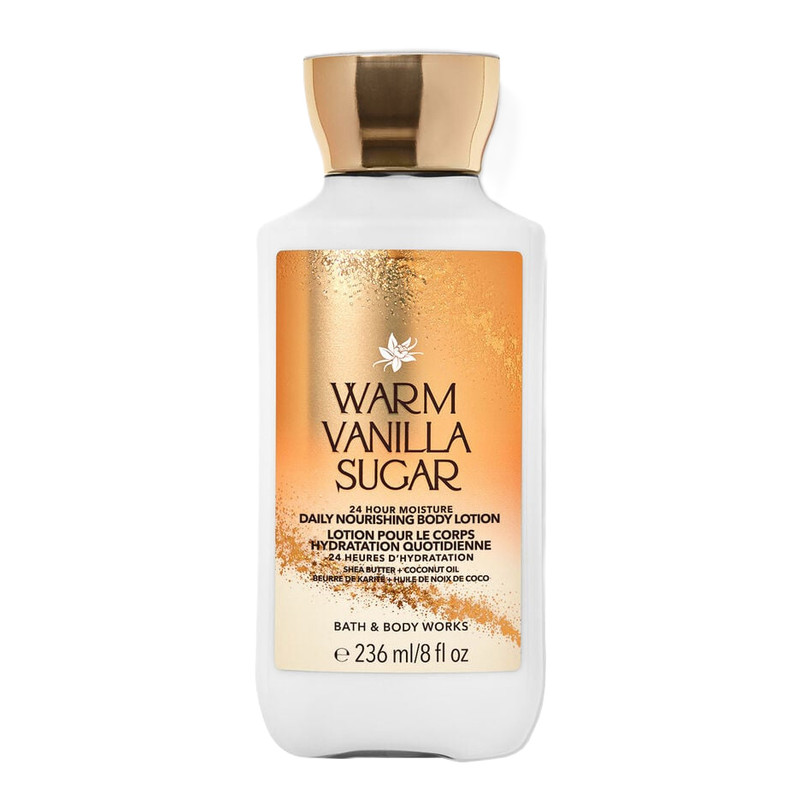 لوسیون بدن بث اند بادی مدل Warm Vanilla Sugar