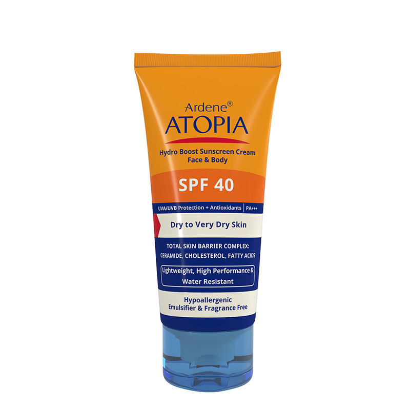 کرم ضد آفتاب آتوپیا با SPF40 برای پوست های خشک - بدون رنگ