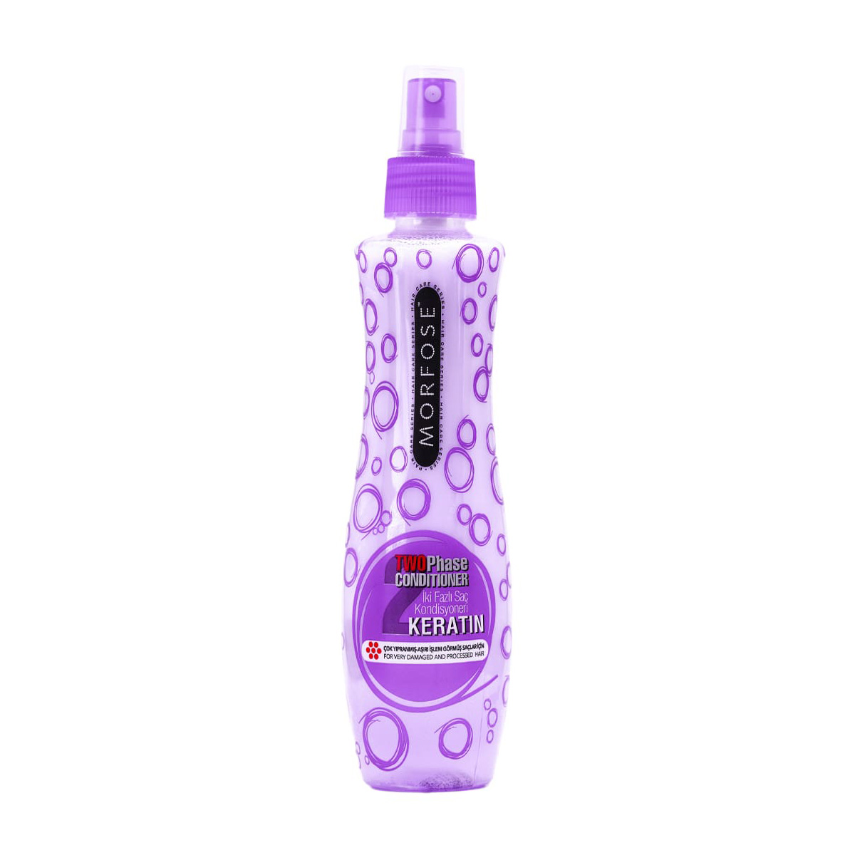 اسپری نرم‌کننده دوفاز کراتینه مو مورفوس مدل Two Phase Conditioner Keratin (حجم 240 میل)