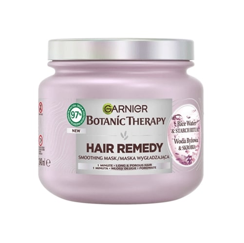 ماسک مو ترمیم کننده حاوی عصاره آب برنج گارنیه مدل Botanic Therapy