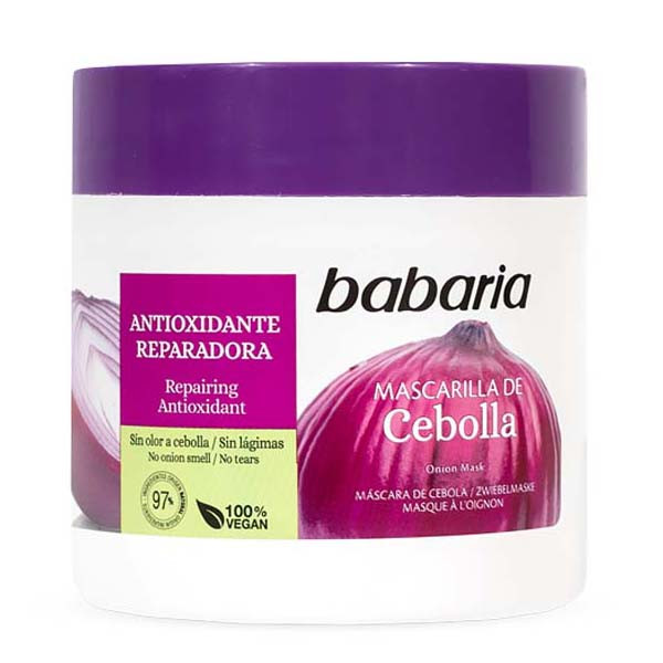 ماسک مو تقویت کننده حاوی عصاره پیاز باباریا مدل Mascarilla de Cebolla 