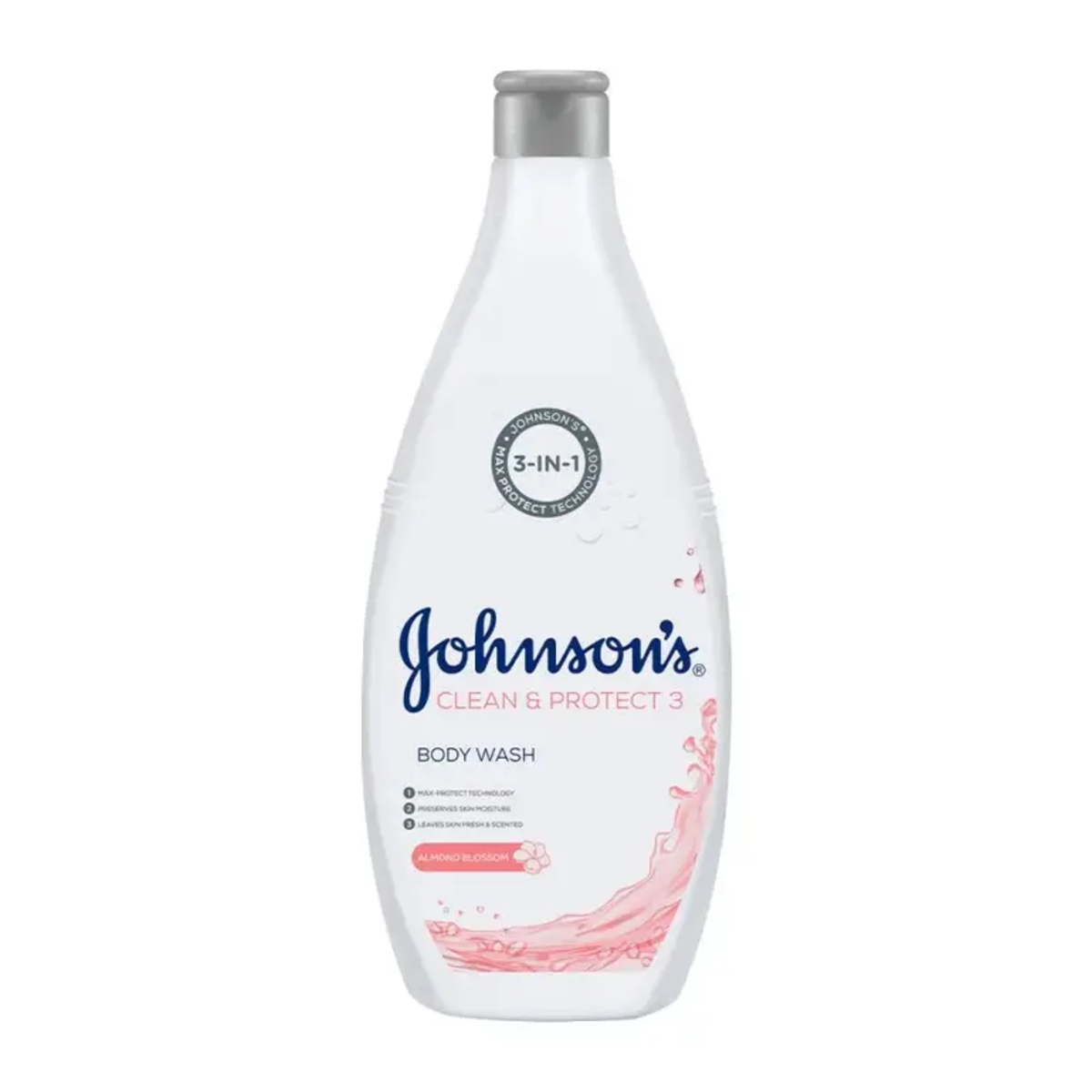 شامپو بدن با رایحه شکوفه بادام جانسون مدل Clean & Protect 3 Almond Blossom