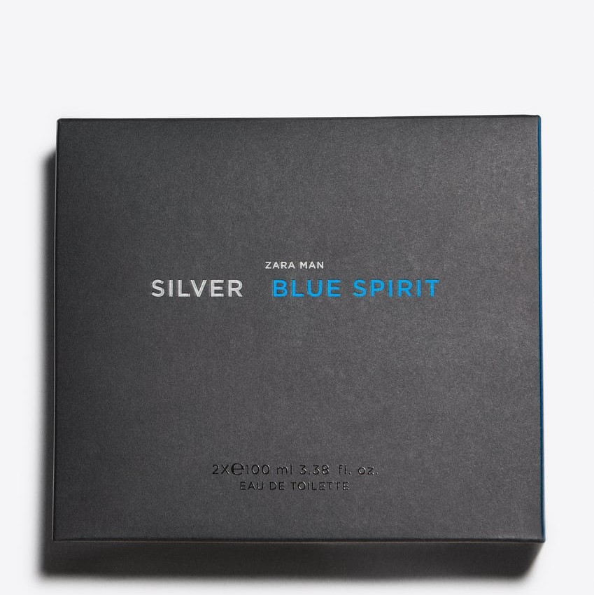 پک دو عددی عطر زارا  BLUE SPIRIT + SILVER