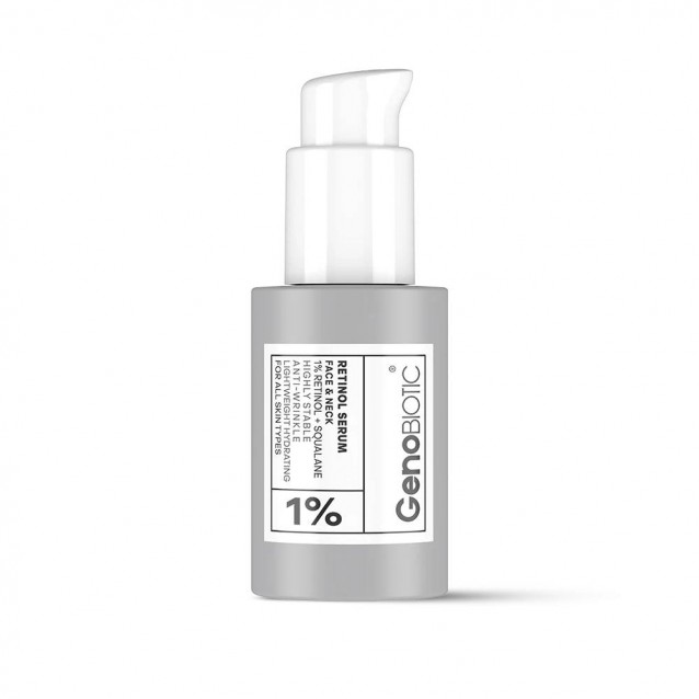سرم رتینول 1% کاهش چین و چروکهای صورت و گردن ژنوبایوتیک سرم رتینول 1% کاهش چین و چروکهای صورت و گردن ژنوبایوتیک